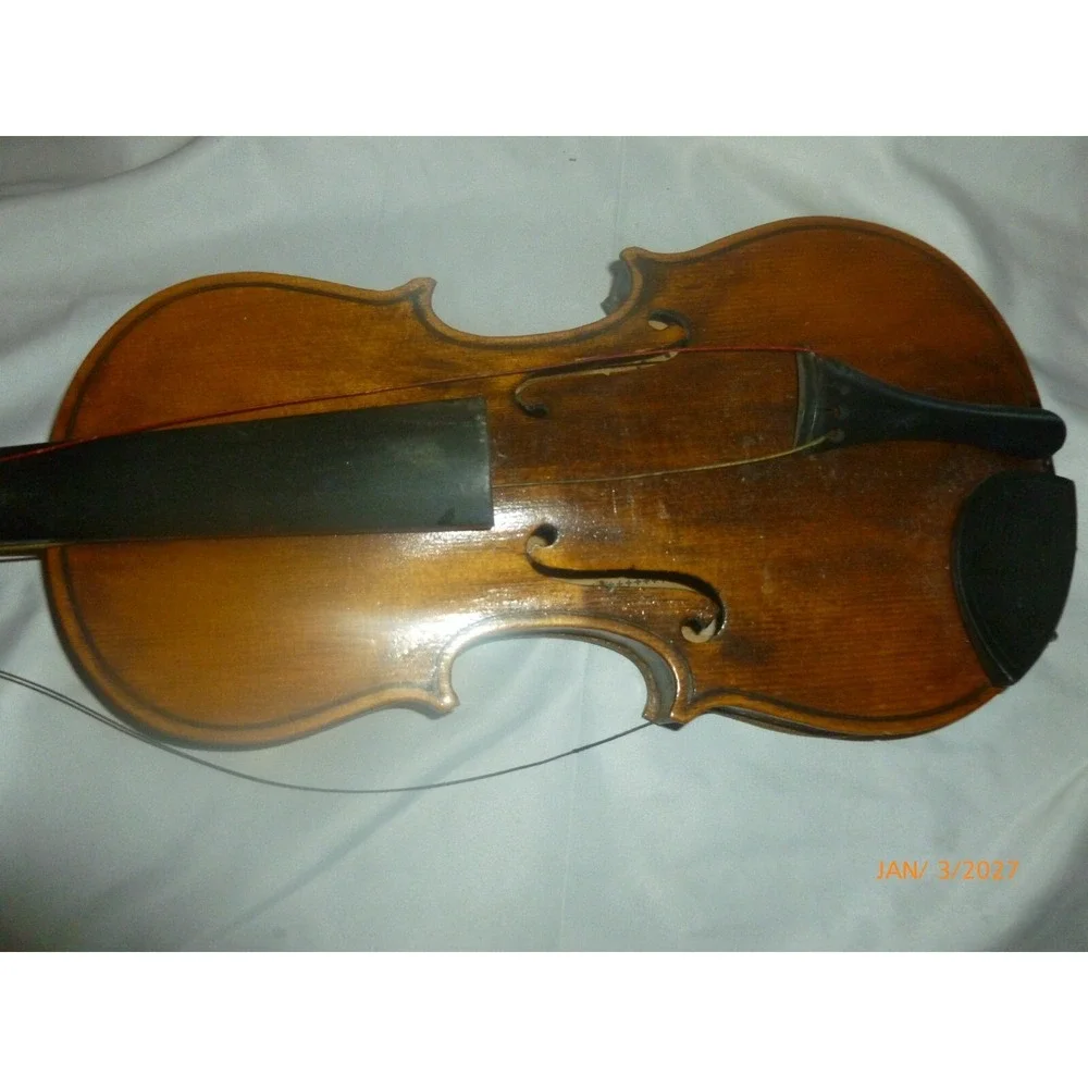 Antique Kids Violin Stradivarius Ant Made In Germany & Case Beginner‎ Youth